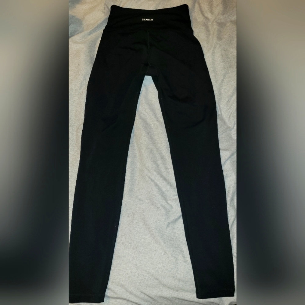 Unlabeled Brand‎ Black Leggings sz XS